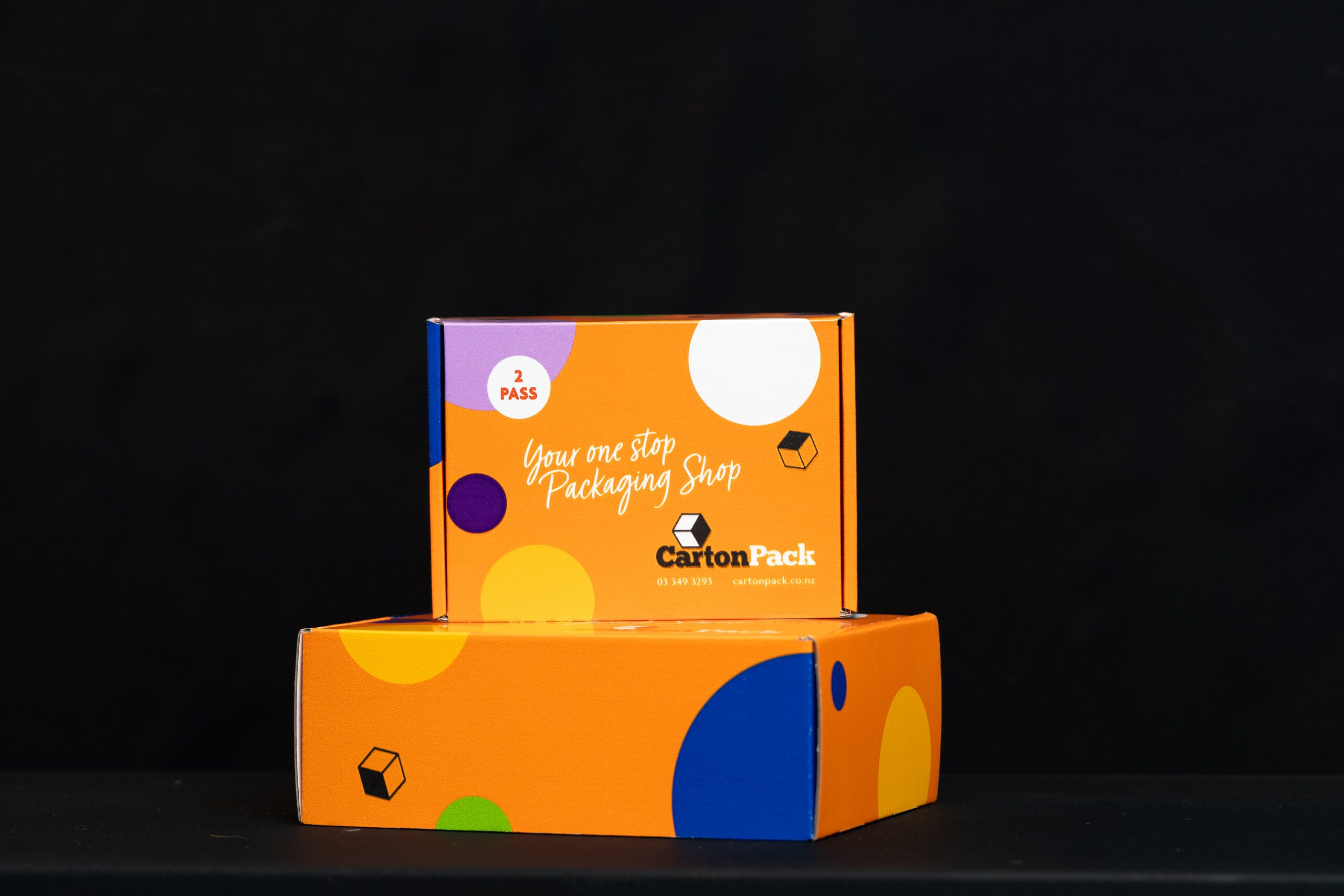 Die cut Boxes with full colour high resolution CMYK printing