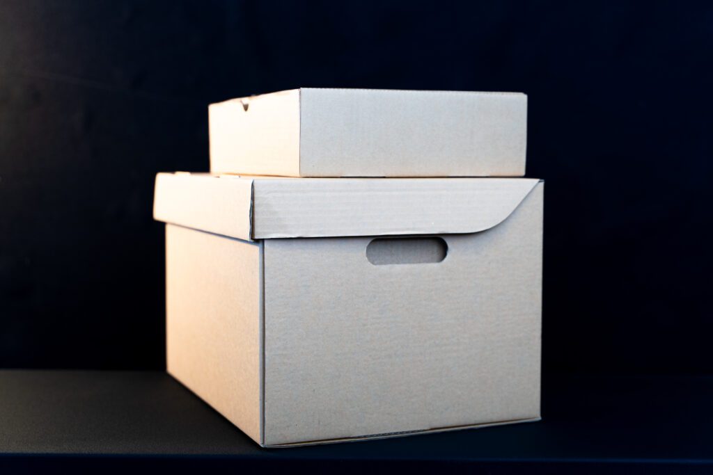 Stocked File Boxes