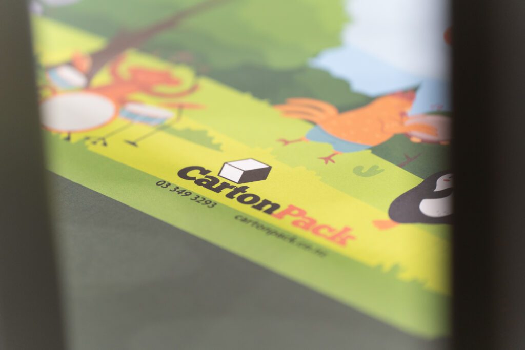 Quality high resolution full CMYK colour printed carton