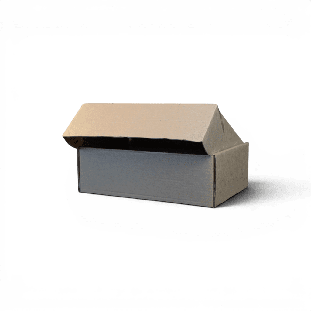 Stocked Die Cut Box with Hinged Locking Lid