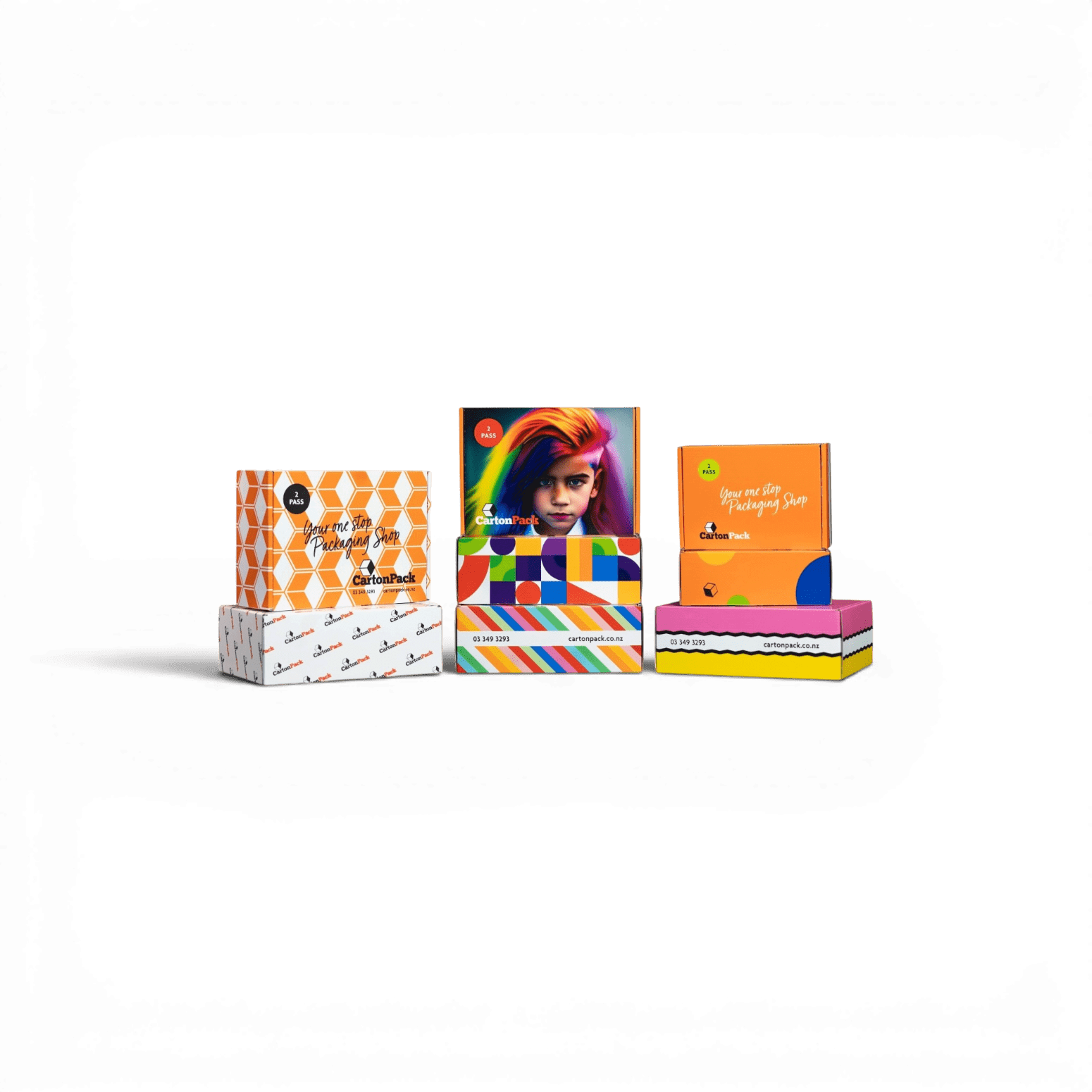 Printed Packaging - Selection of Die Cut box