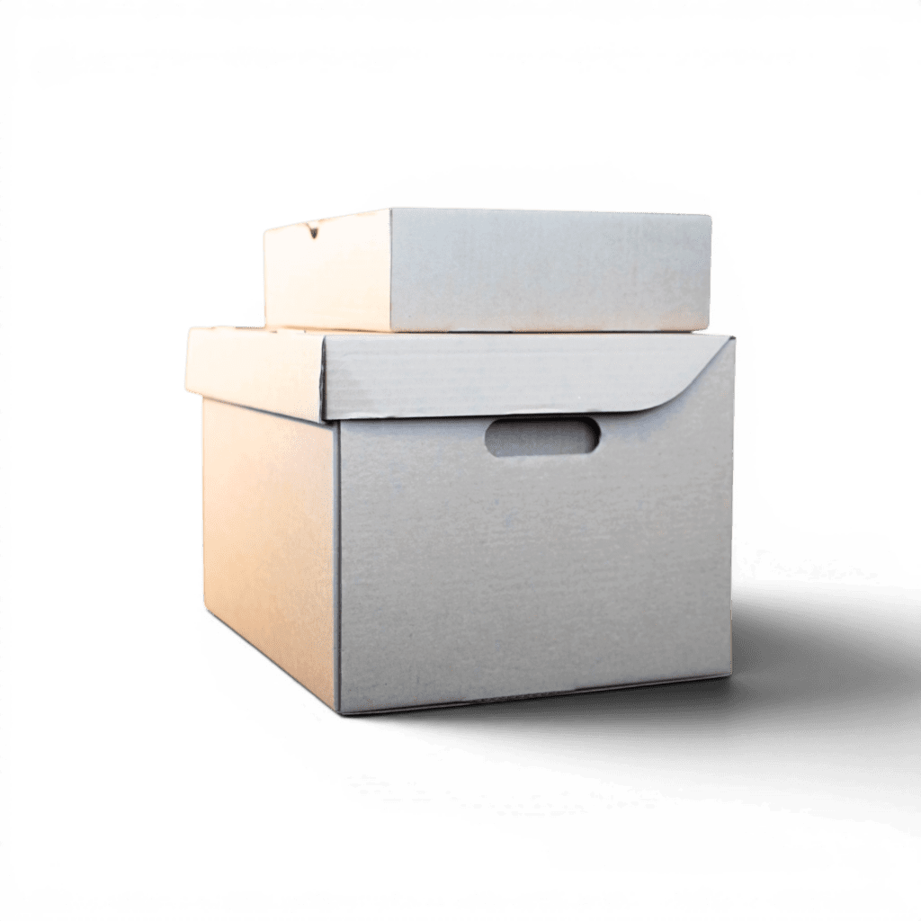 Stocked File Boxes