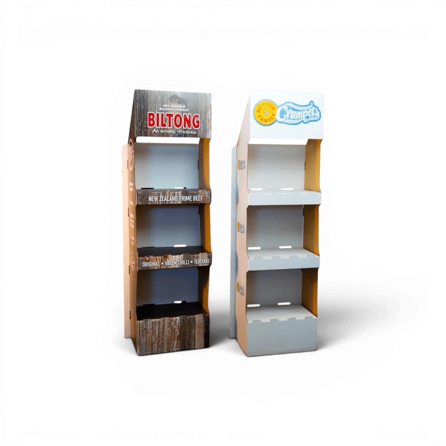 Printed 3 Shelf Point of Sale Display Stand