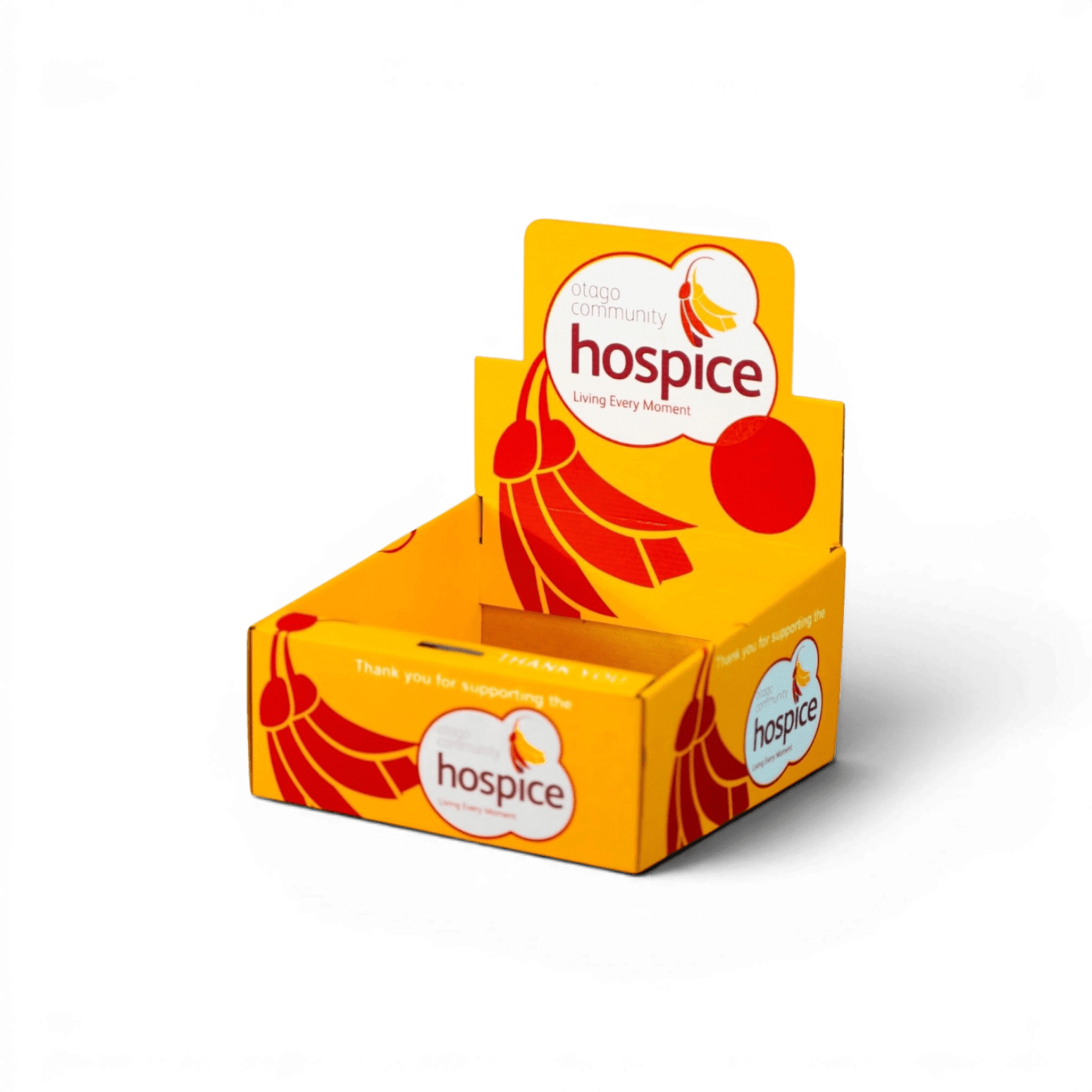 Litho Laminated Point of Sale Packaging Counter Collection Box