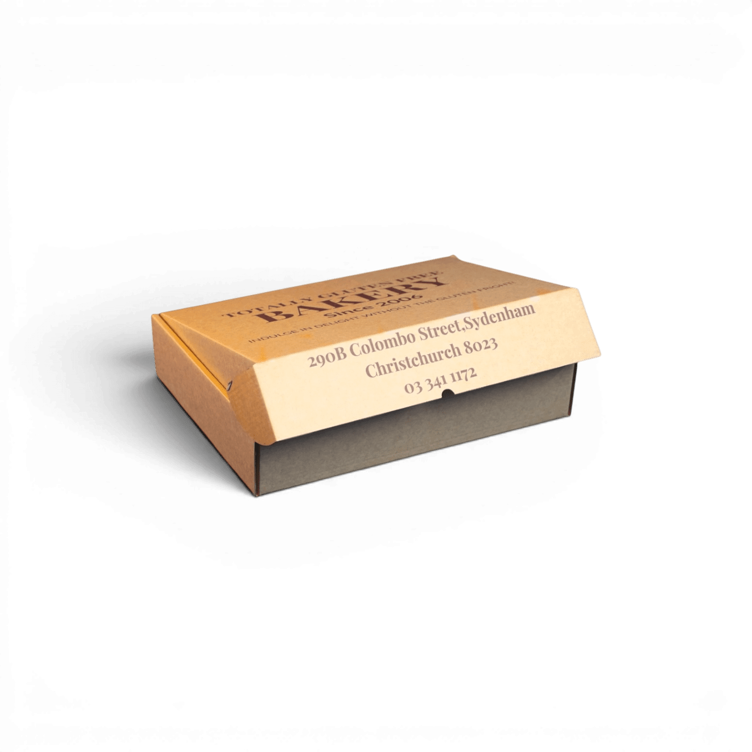 Die Cut Box with Hinged Locking Lid - Printed High Resolution CMYK