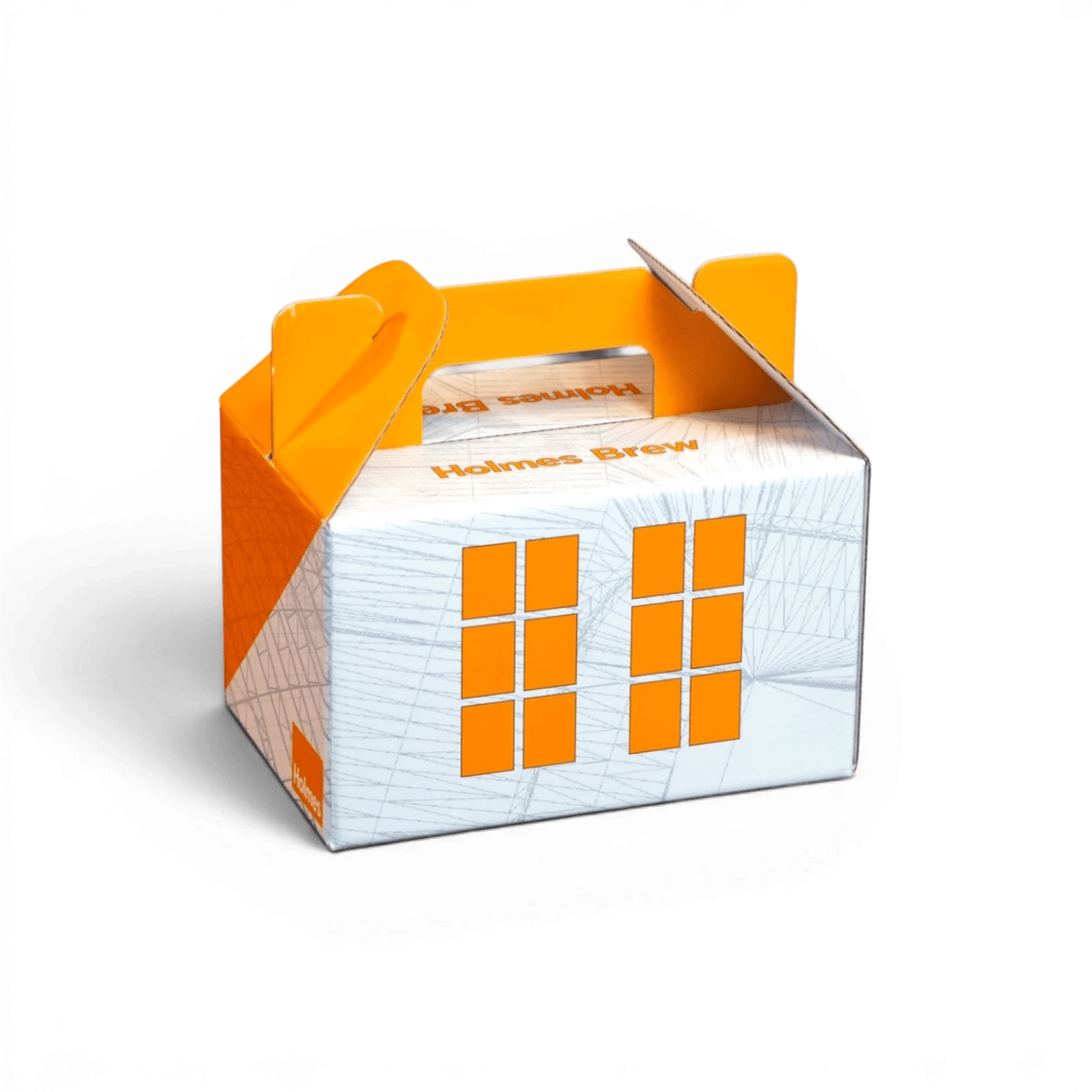 Litho Lamination Carry Box with Integrated Handle