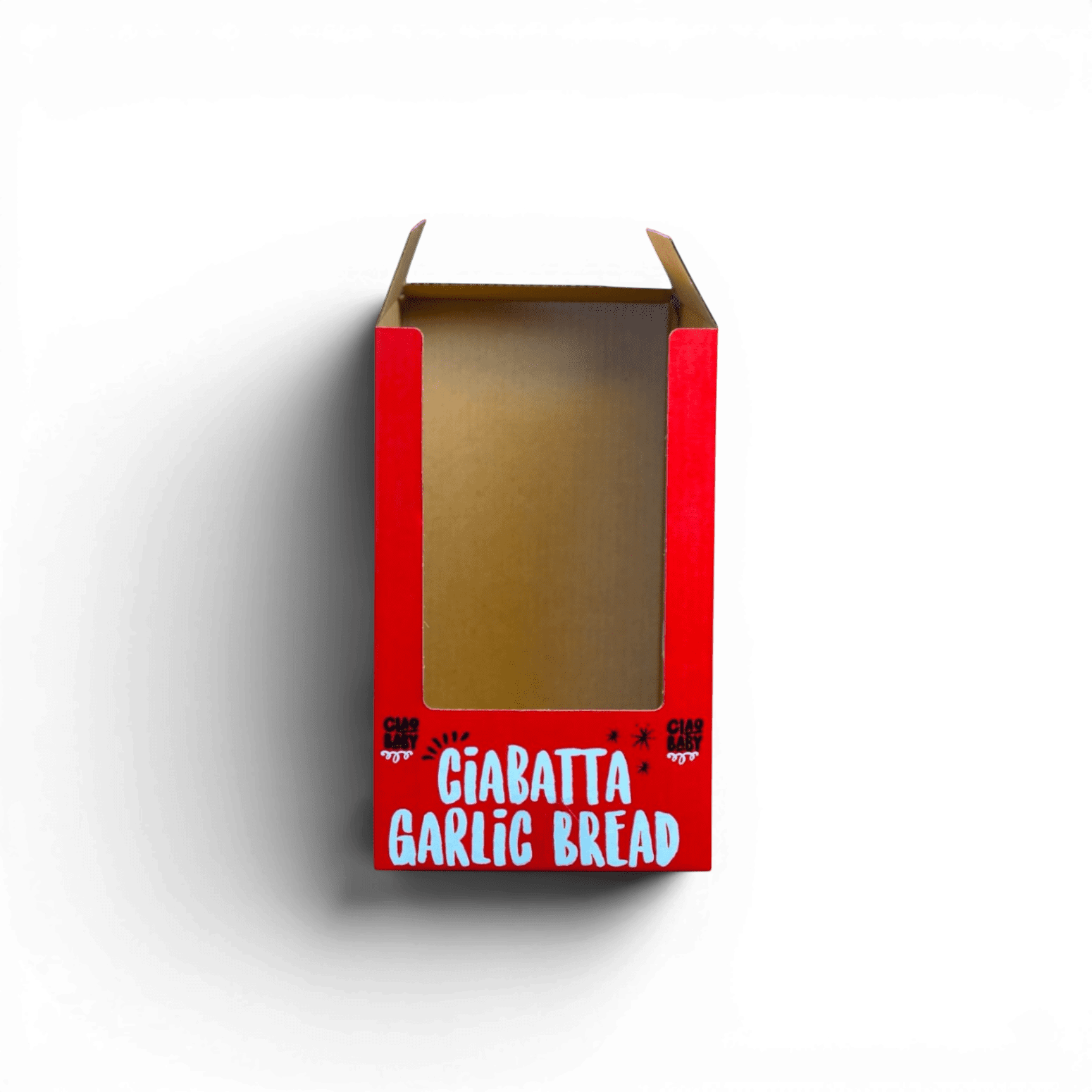 Costco Product Stand - Printed 2 colour (Red and Black) on white 1 side board